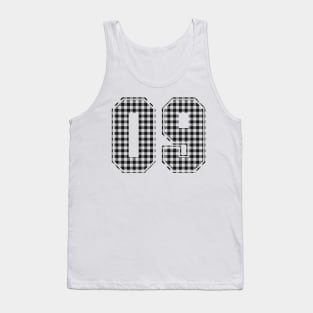 Plaid Number - 09 - Dark Tank Top